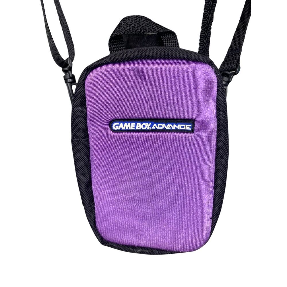 Nintendo Game Boy Advance Purple Carrying Case Travel Storage Bag Vintage Y2K - Picture 9 of 13